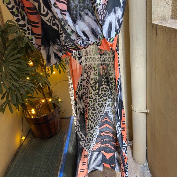 🛍️ Boho Side Cut Long Dress. Size - S - Picture 12 of 16